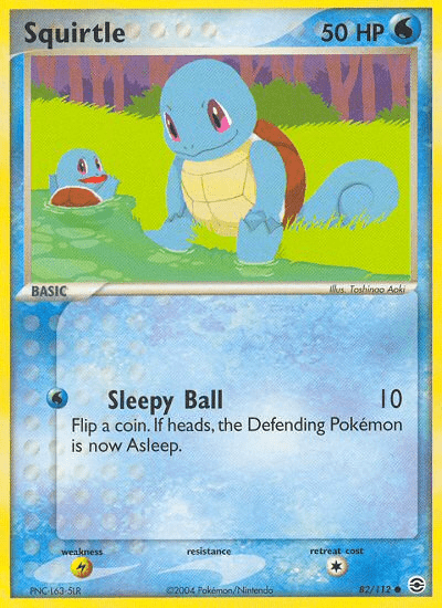 Squirtle (82/112) [EX: FireRed & LeafGreen] Pokemon Single Pokémon  | Multizone: Comics And Games