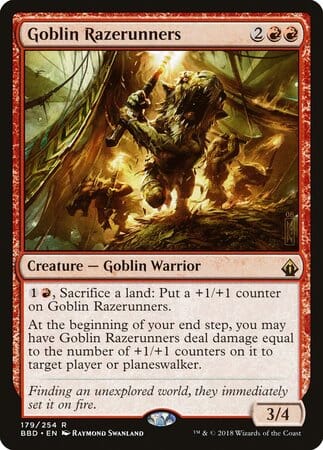 Goblin Razerunners [Battlebond] MTG Single Magic: The Gathering  | Multizone: Comics And Games