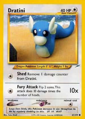 Dratini (63/105) [Neo Destiny Unlimited] Pokemon Single Pokémon  | Multizone: Comics And Games