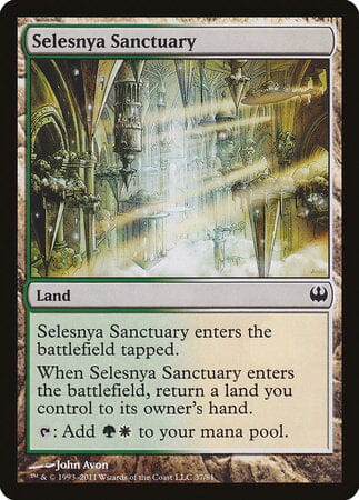 Selesnya Sanctuary [Duel Decks: Knights vs. Dragons] MTG Single Magic: The Gathering  | Multizone: Comics And Games
