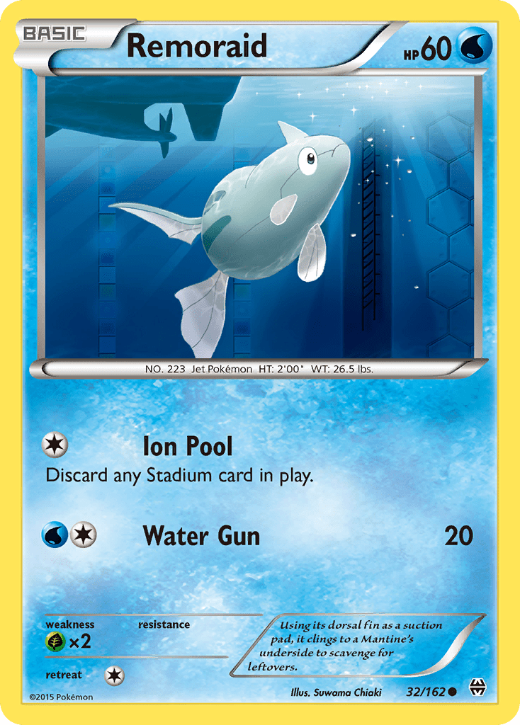 Remoraid (32/162) [XY: BREAKthrough] Pokemon Single Pokémon  | Multizone: Comics And Games