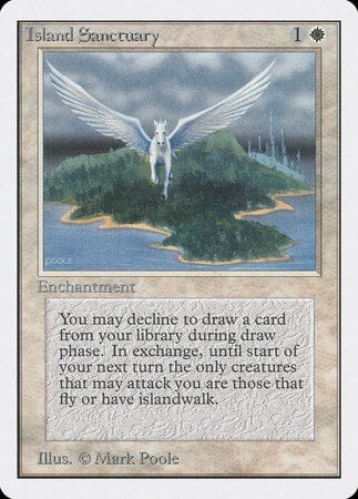 Island Sanctuary [Unlimited Edition] MTG Single Magic: The Gathering  | Multizone: Comics And Games