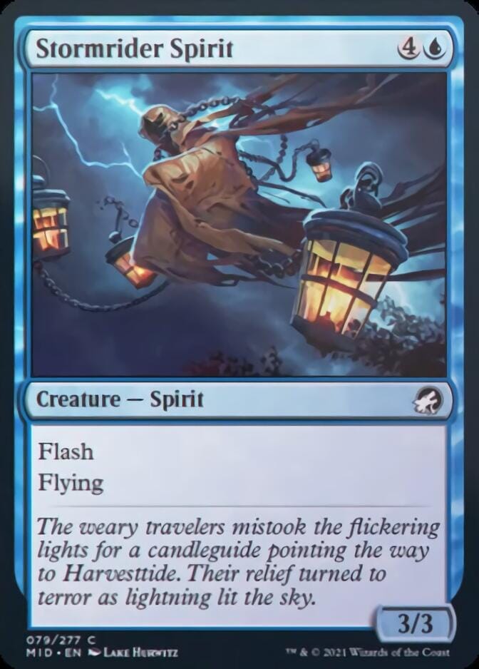 Stormrider Spirit [Innistrad: Midnight Hunt] MTG Single Magic: The Gathering  | Multizone: Comics And Games