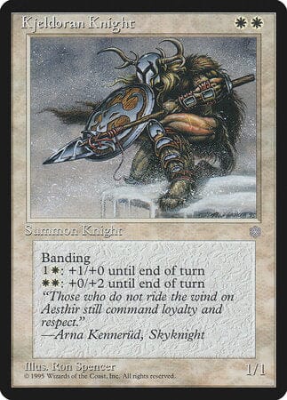 Kjeldoran Knight [Ice Age] MTG Single Magic: The Gathering  | Multizone: Comics And Games