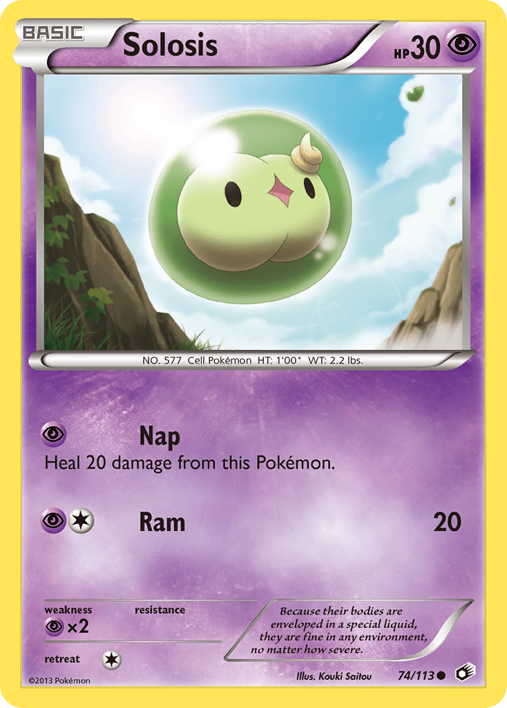 Solosis (74/113) [Black & White: Legendary Treasures] Pokemon Single Pokémon  | Multizone: Comics And Games