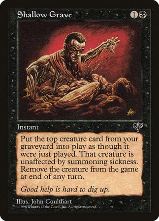 Shallow Grave [Mirage] MTG Single Magic: The Gathering  | Multizone: Comics And Games