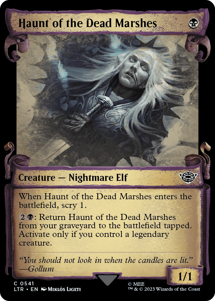 Haunt of the Dead Marshes [The Lord of the Rings: Tales of Middle-Earth Showcase Scrolls] MTG Single Magic: The Gathering  | Multizone: Comics And Games