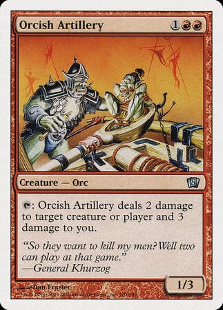 Orcish Artillery [Eighth Edition] MTG Single Magic: The Gathering  | Multizone: Comics And Games