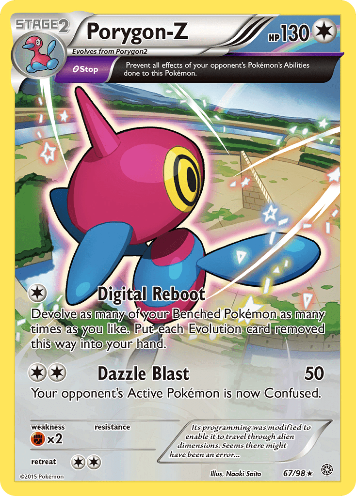 Porygon-Z (67/98) [XY: Ancient Origins] Pokemon Single Pokémon  | Multizone: Comics And Games