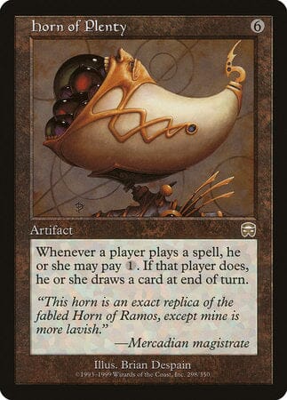 Horn of Plenty [Mercadian Masques] MTG Single Magic: The Gathering  | Multizone: Comics And Games