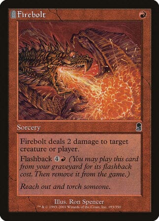 Firebolt [Odyssey] MTG Single Magic: The Gathering  | Multizone: Comics And Games