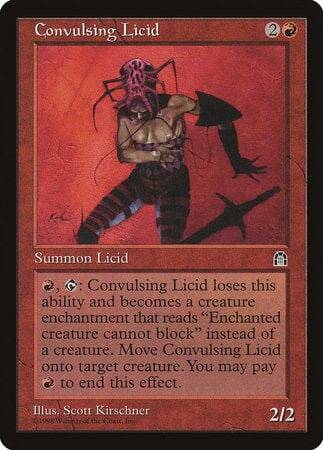 Convulsing Licid [Stronghold] MTG Single Magic: The Gathering  | Multizone: Comics And Games