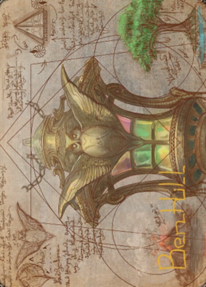 Chromatic Lantern Art Card (Gold-Stamped Signature) [The Brothers' War Art Series] MTG Single Magic: The Gathering  | Multizone: Comics And Games