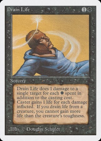 Drain Life [Unlimited Edition] MTG Single Magic: The Gathering  | Multizone: Comics And Games