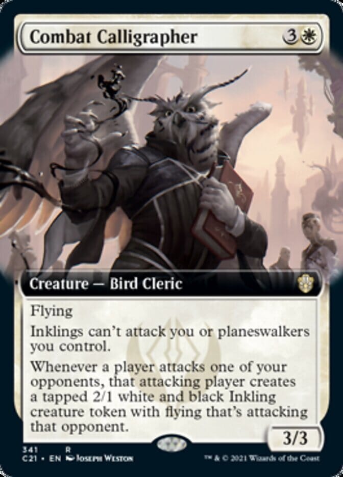 Combat Calligrapher (Extended) [Commander 2021] MTG Single Magic: The Gathering  | Multizone: Comics And Games