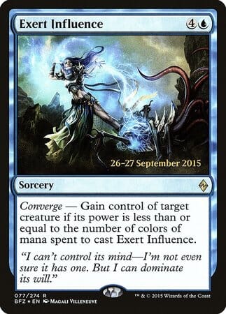 Exert Influence [Battle for Zendikar Promos] MTG Single Magic: The Gathering  | Multizone: Comics And Games