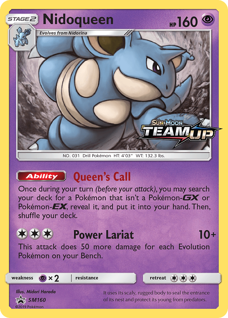 Nidoqueen (SM160) [Sun & Moon: Black Star Promos] Pokemon Single Pokémon  | Multizone: Comics And Games