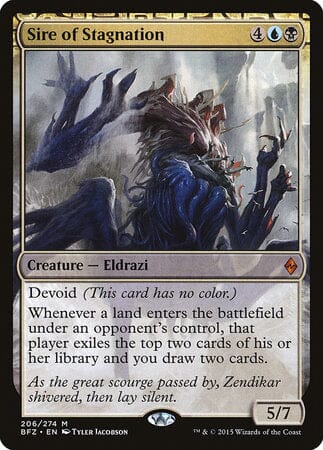 Sire of Stagnation [Battle for Zendikar] MTG Single Magic: The Gathering  | Multizone: Comics And Games