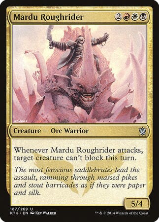 Mardu Roughrider [Khans of Tarkir] MTG Single Magic: The Gathering  | Multizone: Comics And Games