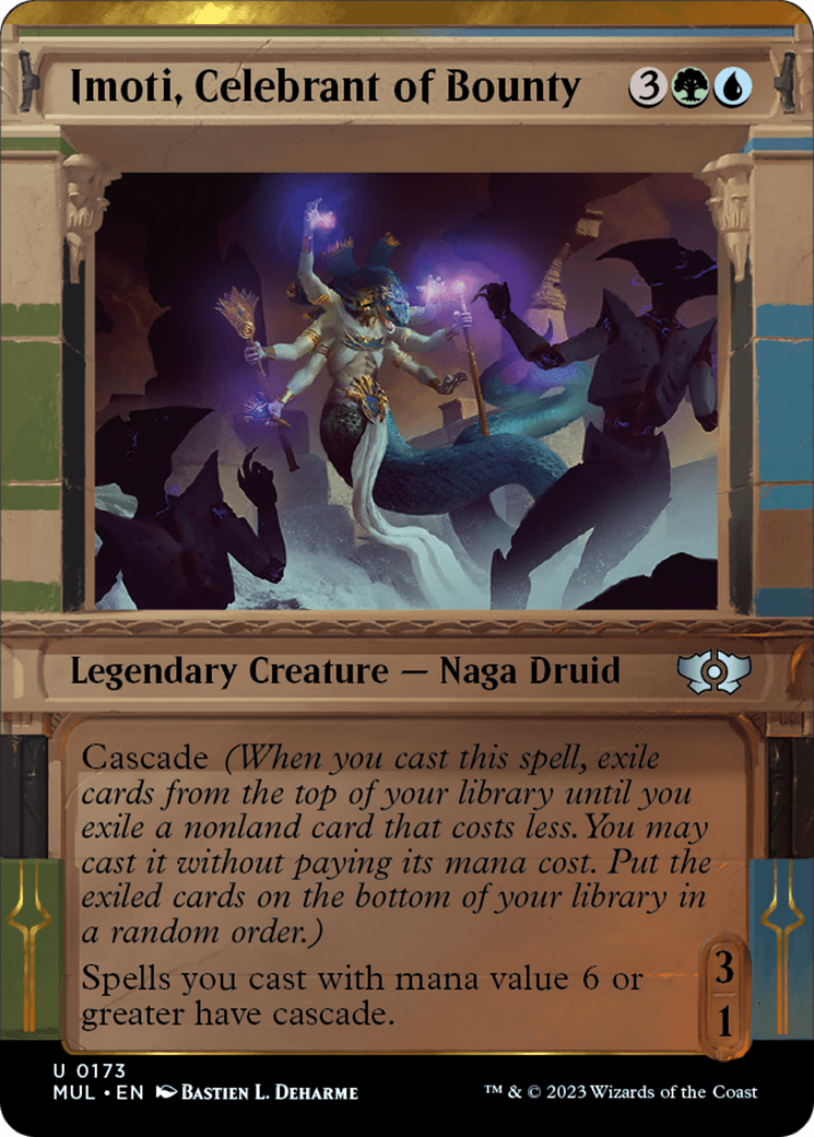 Imoti, Celebrant of Bounty (Halo Foil) [Multiverse Legends] MTG Single Magic: The Gathering  | Multizone: Comics And Games
