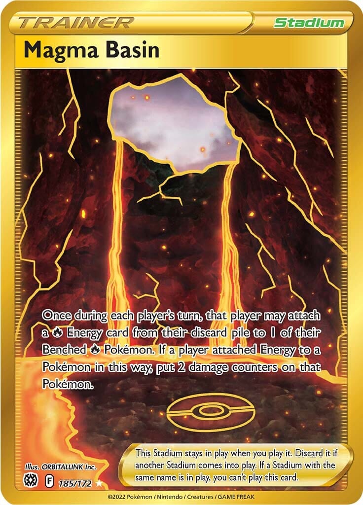 Magma Basin (185/172) [Sword & Shield: Brilliant Stars] Pokemon Single Pokémon  | Multizone: Comics And Games
