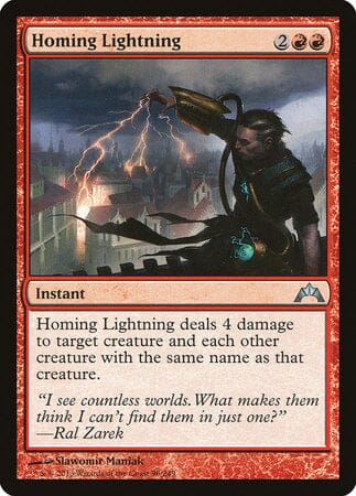 Homing Lightning [Gatecrash] MTG Single Magic: The Gathering  | Multizone: Comics And Games