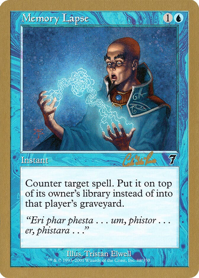 Memory Lapse (Carlos Romao) [World Championship Decks 2002] MTG Single Magic: The Gathering  | Multizone: Comics And Games