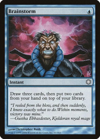 Brainstorm [Coldsnap Theme Decks] MTG Single Magic: The Gathering  | Multizone: Comics And Games