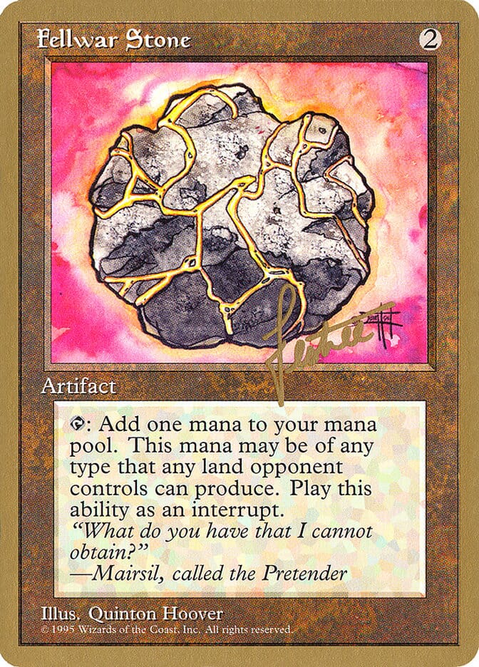 Fellwar Stone (Bertrand Lestree) [Pro Tour Collector Set] MTG Single Magic: The Gathering  | Multizone: Comics And Games