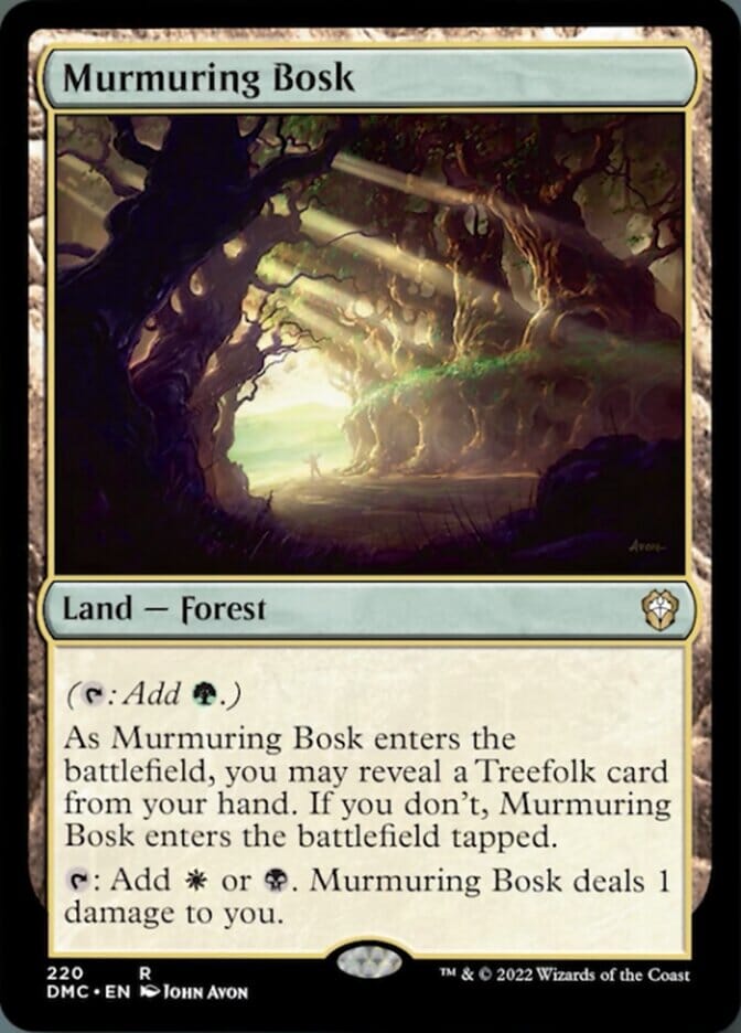 Murmuring Bosk [Dominaria United Commander] MTG Single Magic: The Gathering  | Multizone: Comics And Games