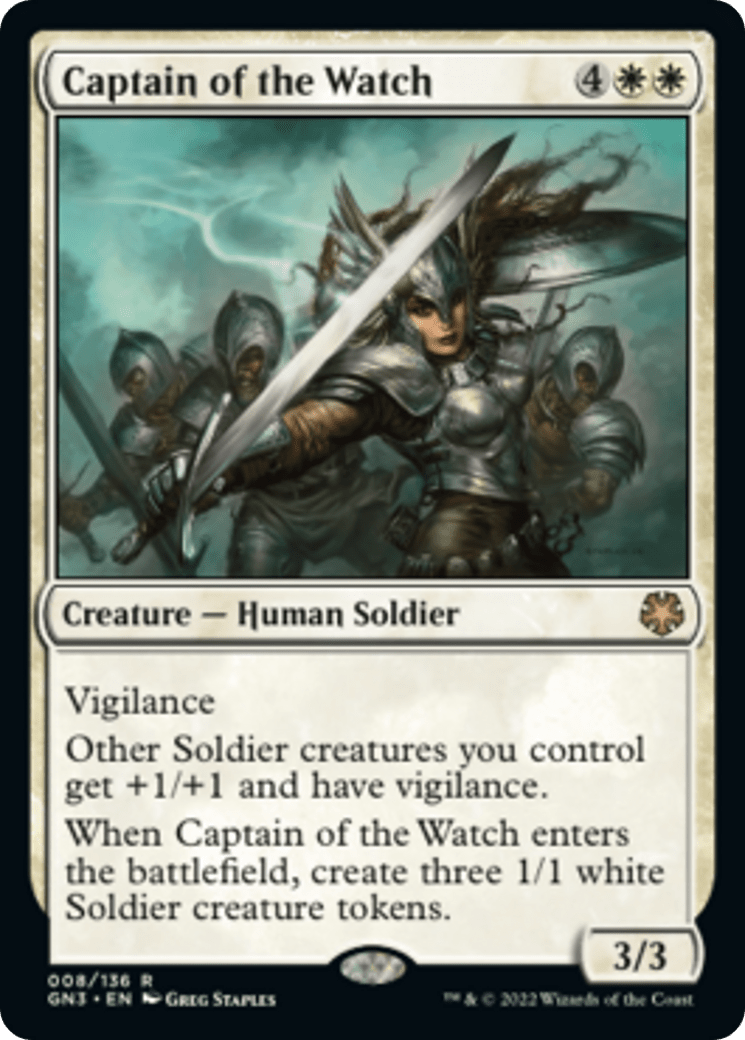 Captain of the Watch [Game Night: Free-for-All] MTG Single Magic: The Gathering  | Multizone: Comics And Games