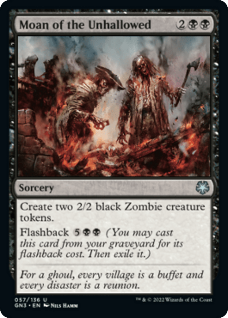 Moan of the Unhallowed [Game Night: Free-for-All] MTG Single Magic: The Gathering  | Multizone: Comics And Games