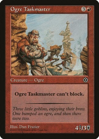 Ogre Taskmaster [Portal Second Age] MTG Single Magic: The Gathering  | Multizone: Comics And Games