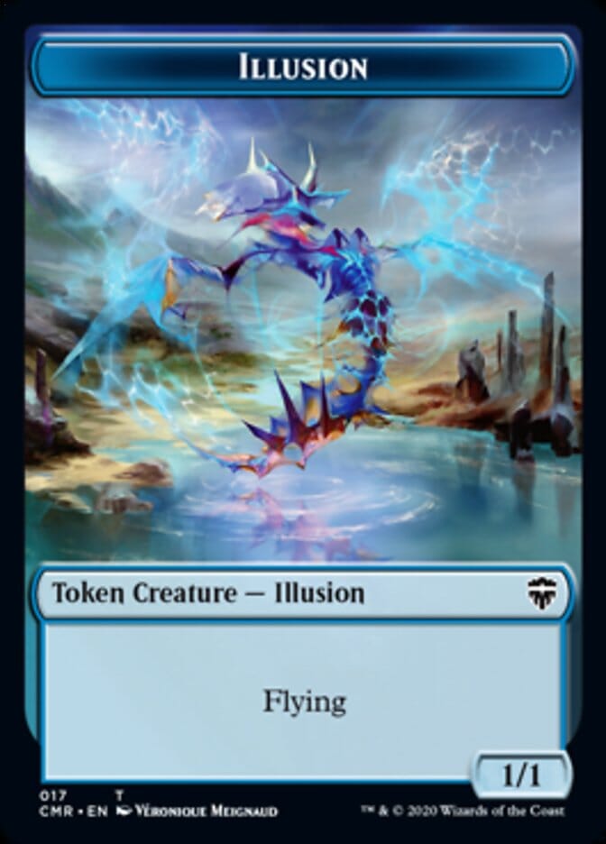 Illusion // Plant Token [Commander Legends Tokens] MTG Single Magic: The Gathering  | Multizone: Comics And Games