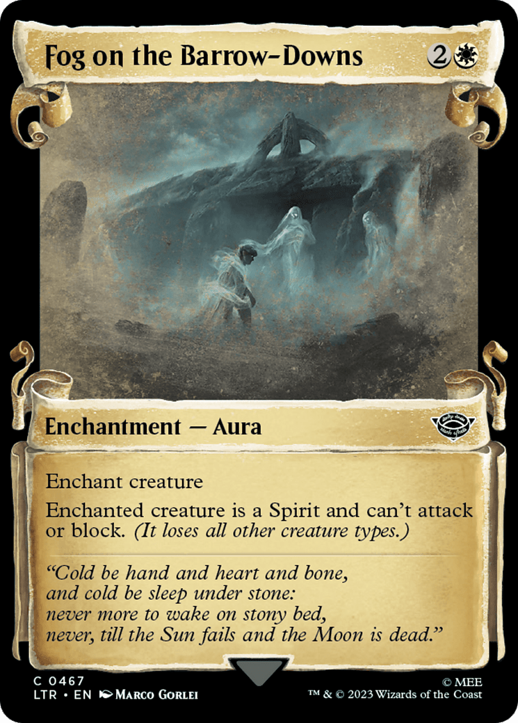 Fog on the Barrow-Downs [The Lord of the Rings: Tales of Middle-Earth Showcase Scrolls] MTG Single Magic: The Gathering  | Multizone: Comics And Games