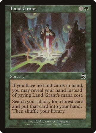 Land Grant [Mercadian Masques] MTG Single Magic: The Gathering  | Multizone: Comics And Games