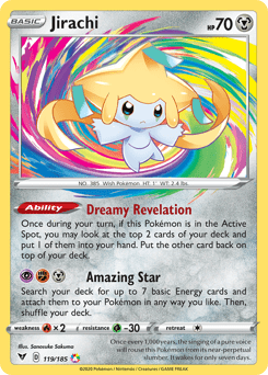 Jirachi (119/185) [Sword & Shield: Vivid Voltage] Pokemon Single Pokémon  | Multizone: Comics And Games