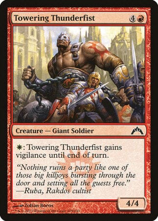 Towering Thunderfist [Gatecrash] MTG Single Magic: The Gathering  | Multizone: Comics And Games