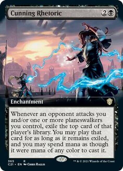 Cunning Rhetoric (Extended) [Commander 2021] MTG Single Magic: The Gathering  | Multizone: Comics And Games