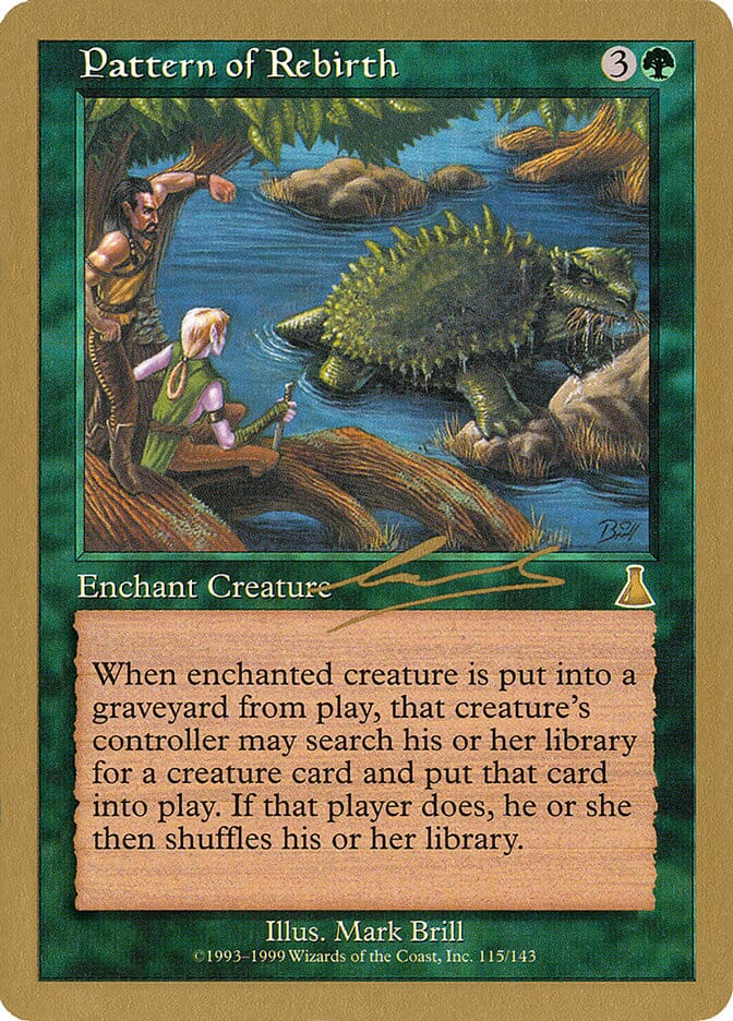 Pattern of Rebirth (Nicolas Labarre) [World Championship Decks 2000] MTG Single Magic: The Gathering  | Multizone: Comics And Games