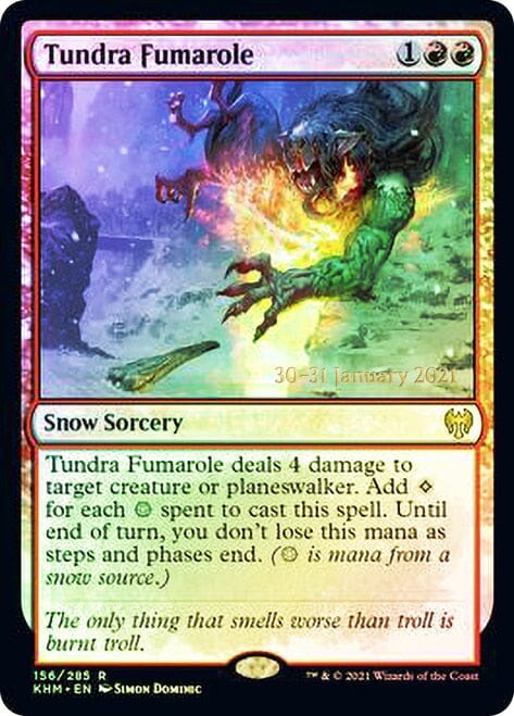 Tundra Fumarole [Kaldheim Prerelease Promos] MTG Single Magic: The Gathering  | Multizone: Comics And Games