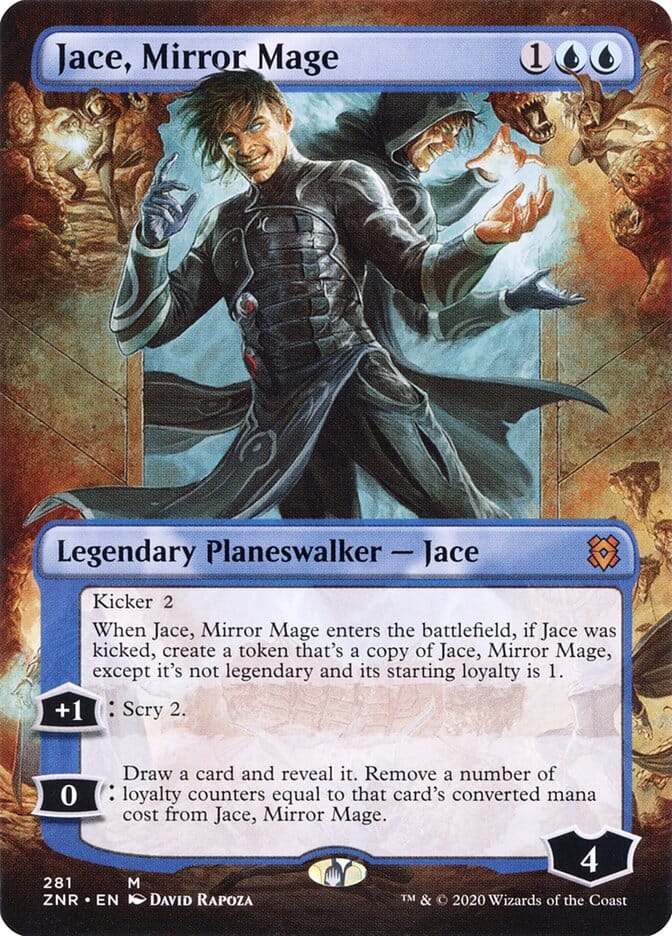 Jace, Mirror Mage (Borderless) [Zendikar Rising] MTG Single Magic: The Gathering  | Multizone: Comics And Games