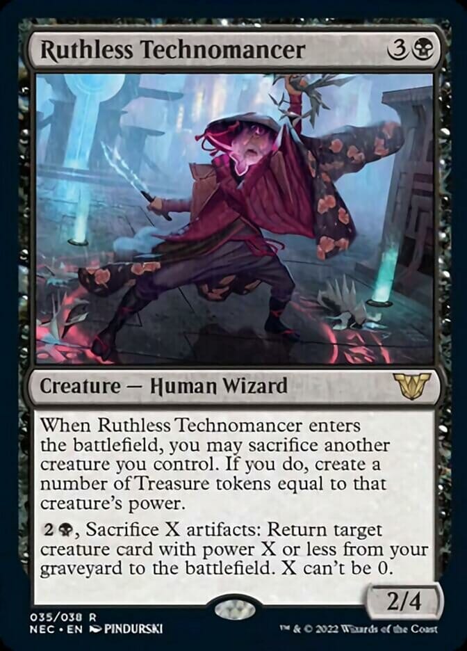 Ruthless Technomancer [Kamigawa: Neon Dynasty Commander] MTG Single Magic: The Gathering  | Multizone: Comics And Games