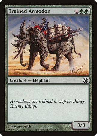 Trained Armodon [Duels of the Planeswalkers] MTG Single Magic: The Gathering  | Multizone: Comics And Games