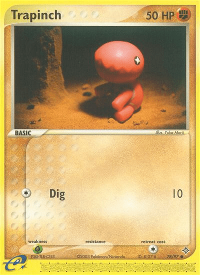 Trapinch (78/97) [EX: Dragon] Pokemon Single Pokémon  | Multizone: Comics And Games