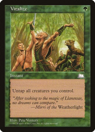 Vitalize [Weatherlight] MTG Single Magic: The Gathering  | Multizone: Comics And Games