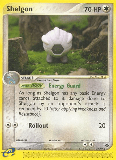 Shelgon (41/97) [EX: Dragon] Pokemon Single Pokémon  | Multizone: Comics And Games