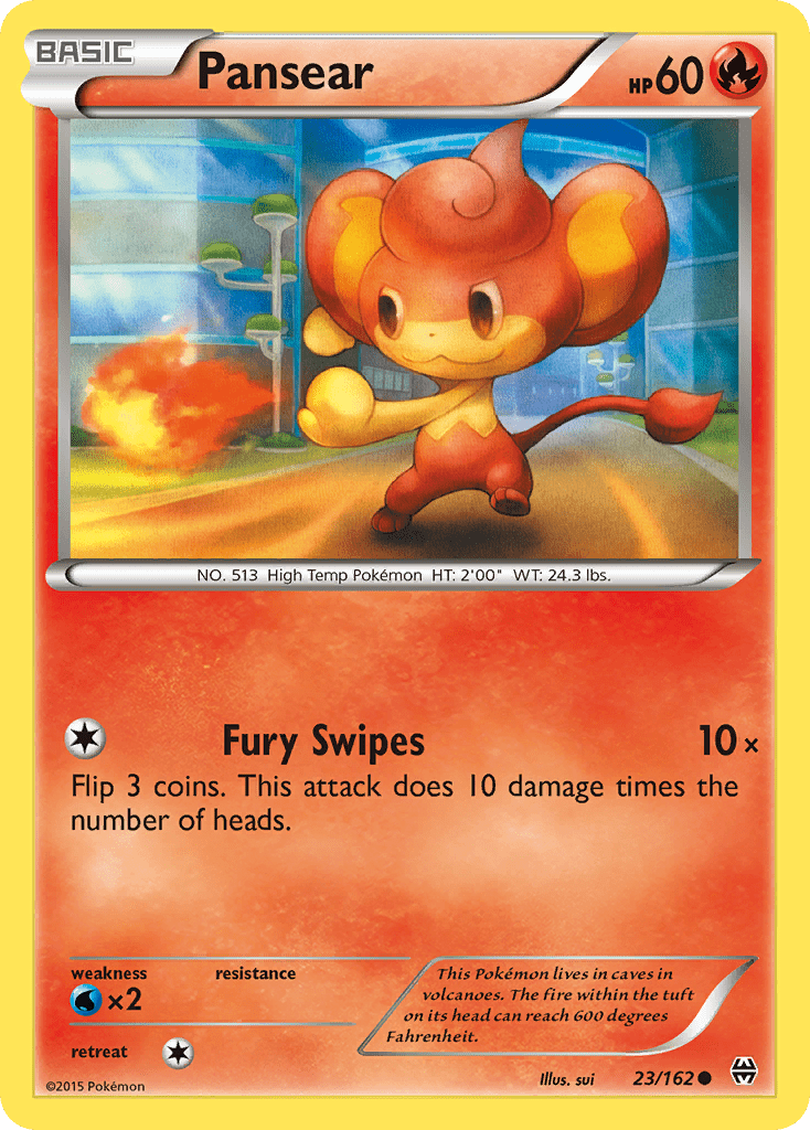 Pansear (23/162) [XY: BREAKthrough] Pokemon Single Pokémon  | Multizone: Comics And Games