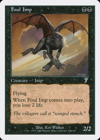 Foul Imp [Seventh Edition] MTG Single Magic: The Gathering  | Multizone: Comics And Games