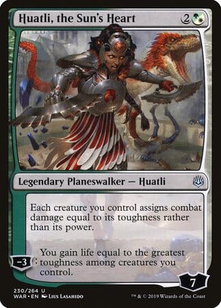 Huatli, the Sun's Heart [War of the Spark] MTG Single Magic: The Gathering  | Multizone: Comics And Games